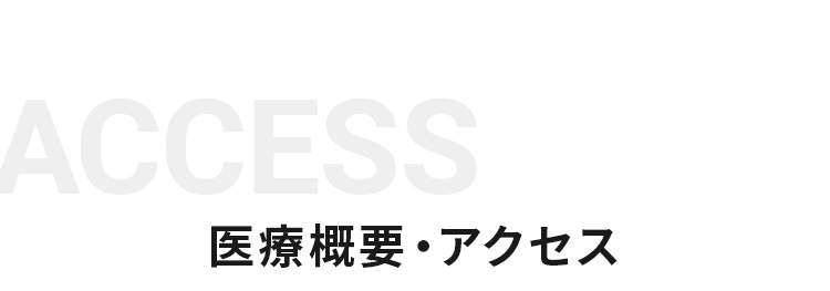 医療概要・アクセス